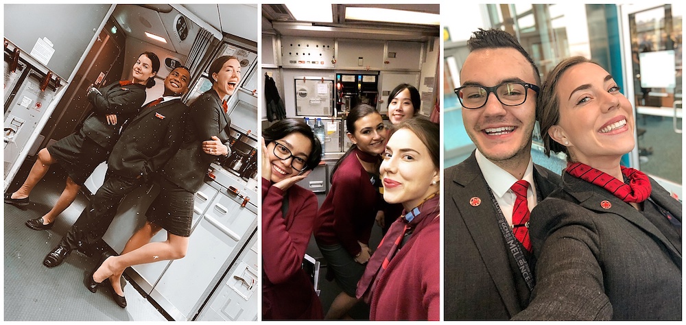 Pictures of flight crew 