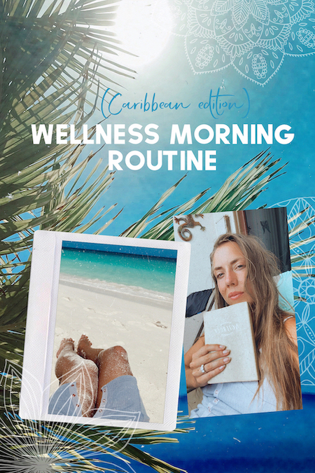 Wellness morning routine ideas on a tropical island 